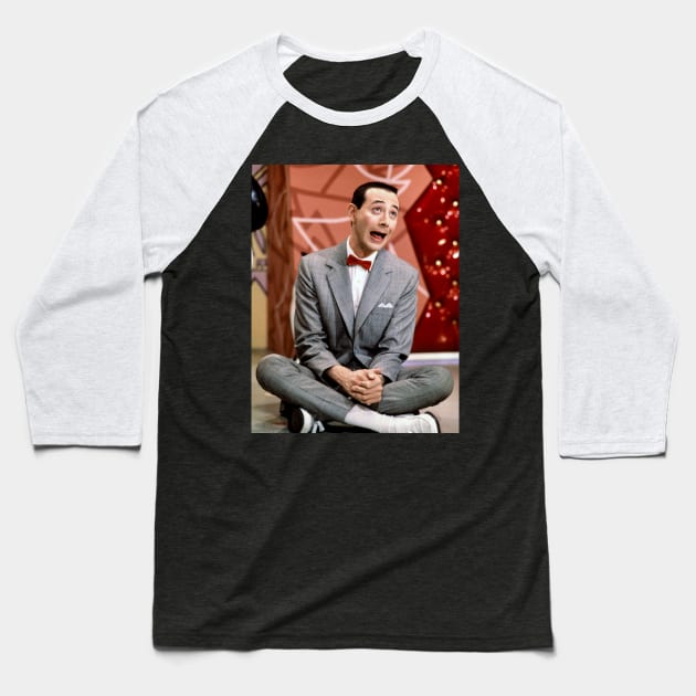 Peewee Herman Baseball T-Shirt by Spit in my face PODCAST